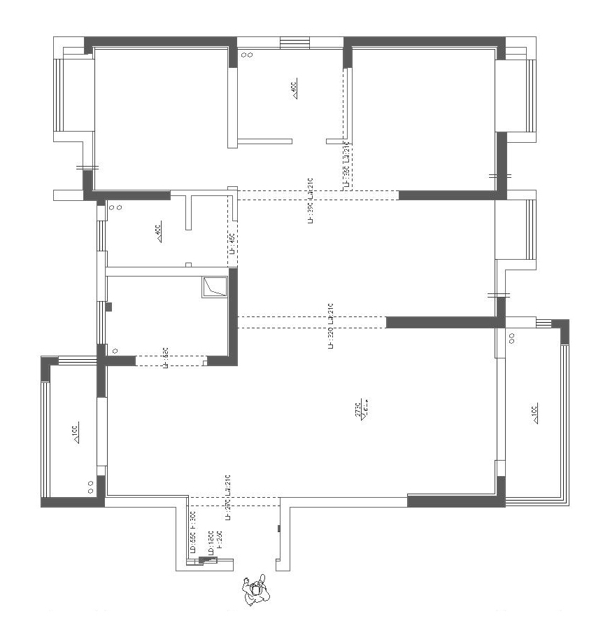 中建鉑公館現(xiàn)代輕奢風格裝修效果圖