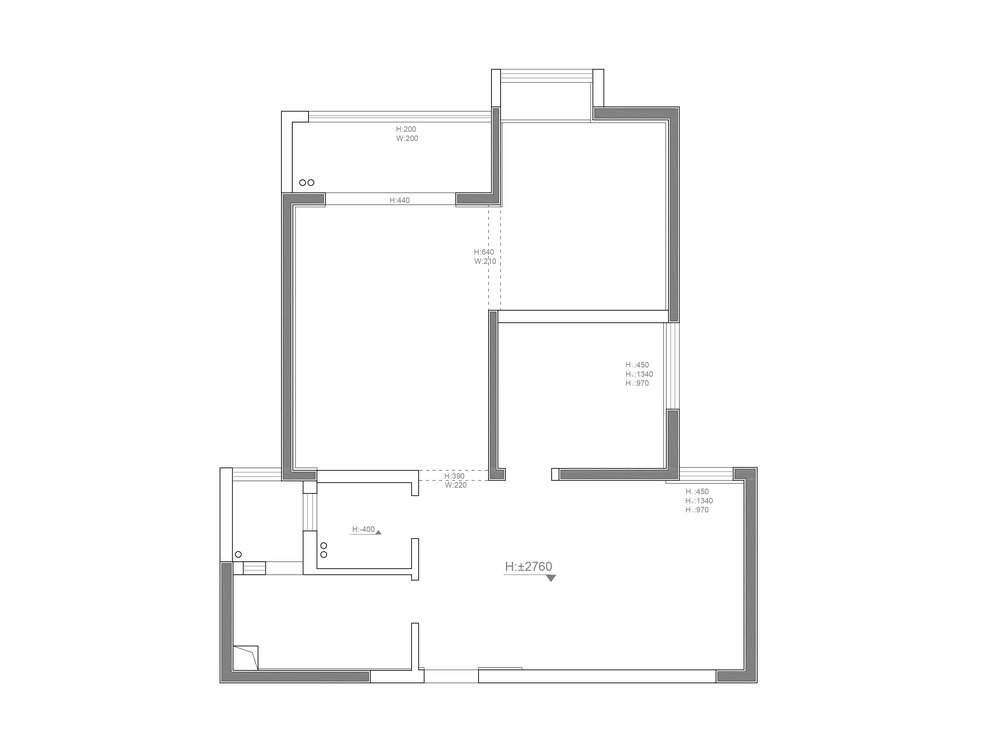 中建鉑公館102平現(xiàn)代風格裝修效果圖