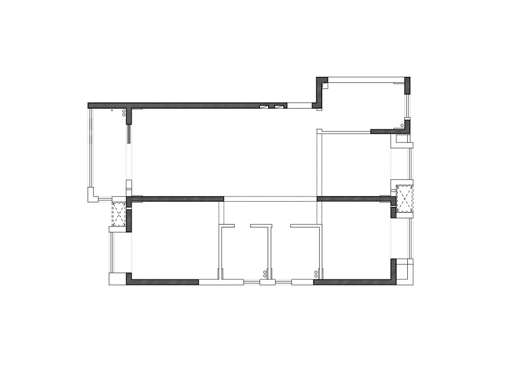 中建鉑公館127平現(xiàn)代風格裝修效果圖