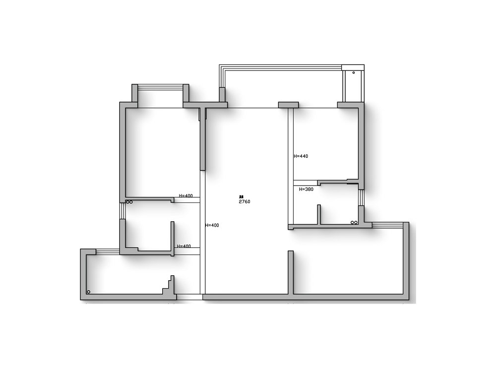 中建大公館116平現(xiàn)代風(fēng)格裝修效果圖