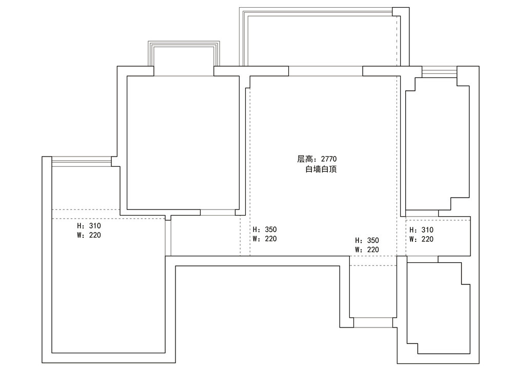 三里民居北歐輕奢風(fēng)格裝修效果圖